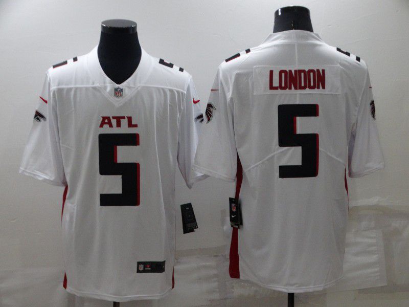 Men Atlanta Falcons #5 London White New 2022 Nike Limited Vapor Untouchable NFL Jersey